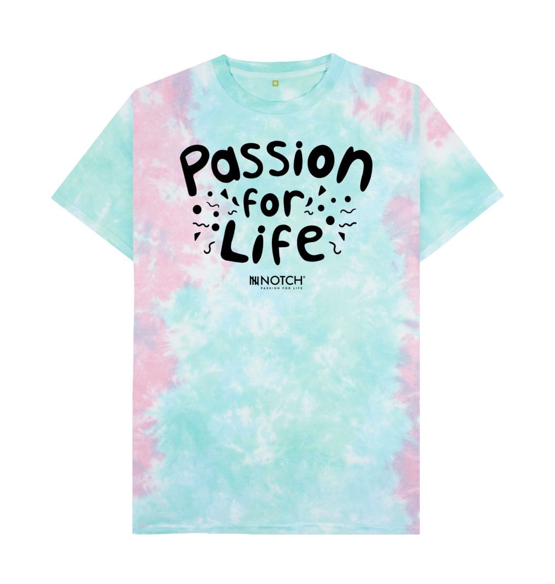 Pastel Tie Dye Men's Tie-Dye Bubble Passion For Life