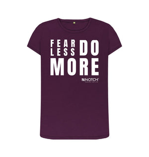 Purple Women's Fearless Do More Notch T-Shirt