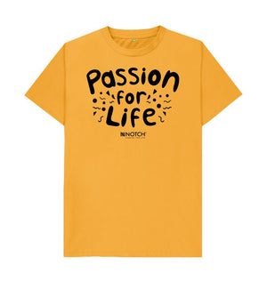Mustard Men's Bubble Passion For Life T-Shirt