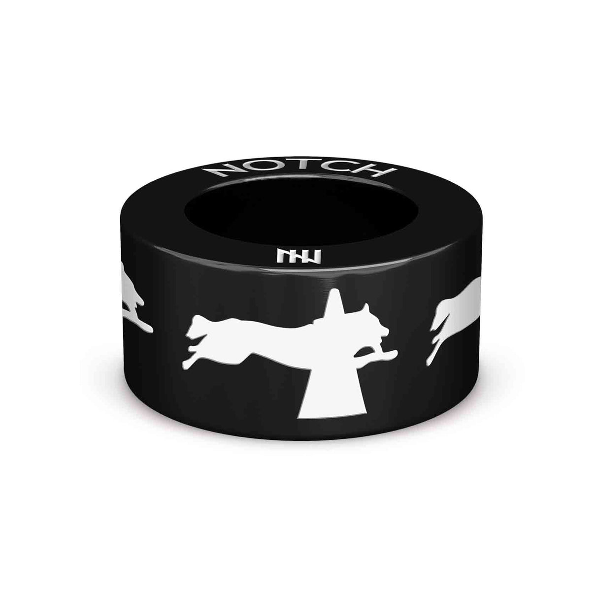 Dog Jumping 1 NOTCH Charm