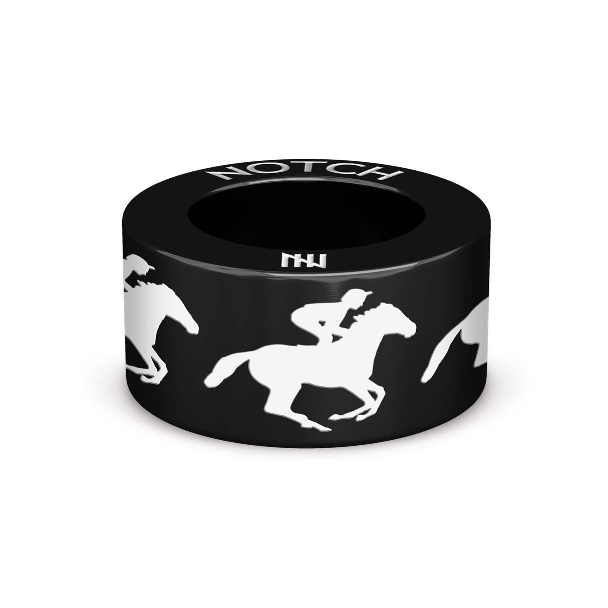 Horse & Jockey (Flat) NOTCH Charm