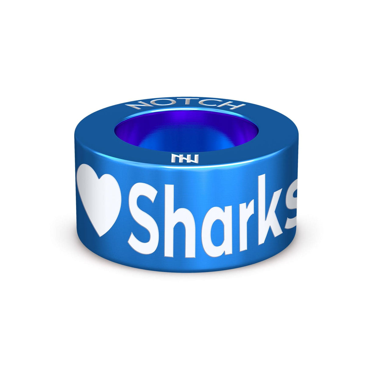 I love Sharks NOTCH Charm