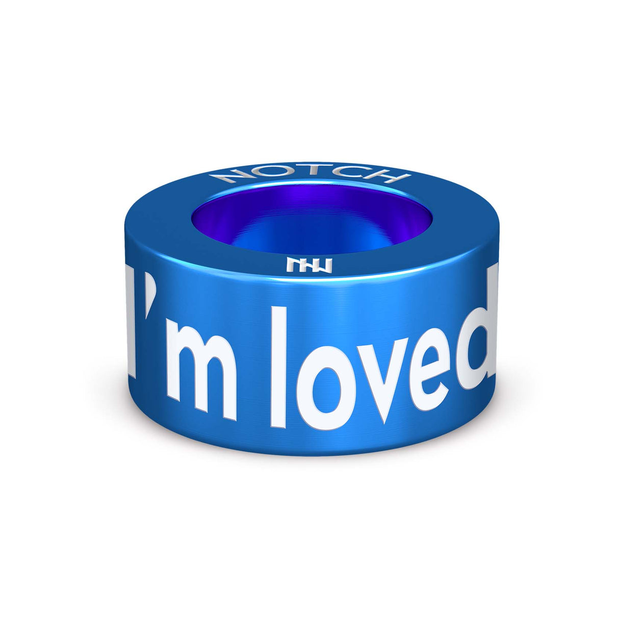 I'm loved in my recovery NOTCH Charm