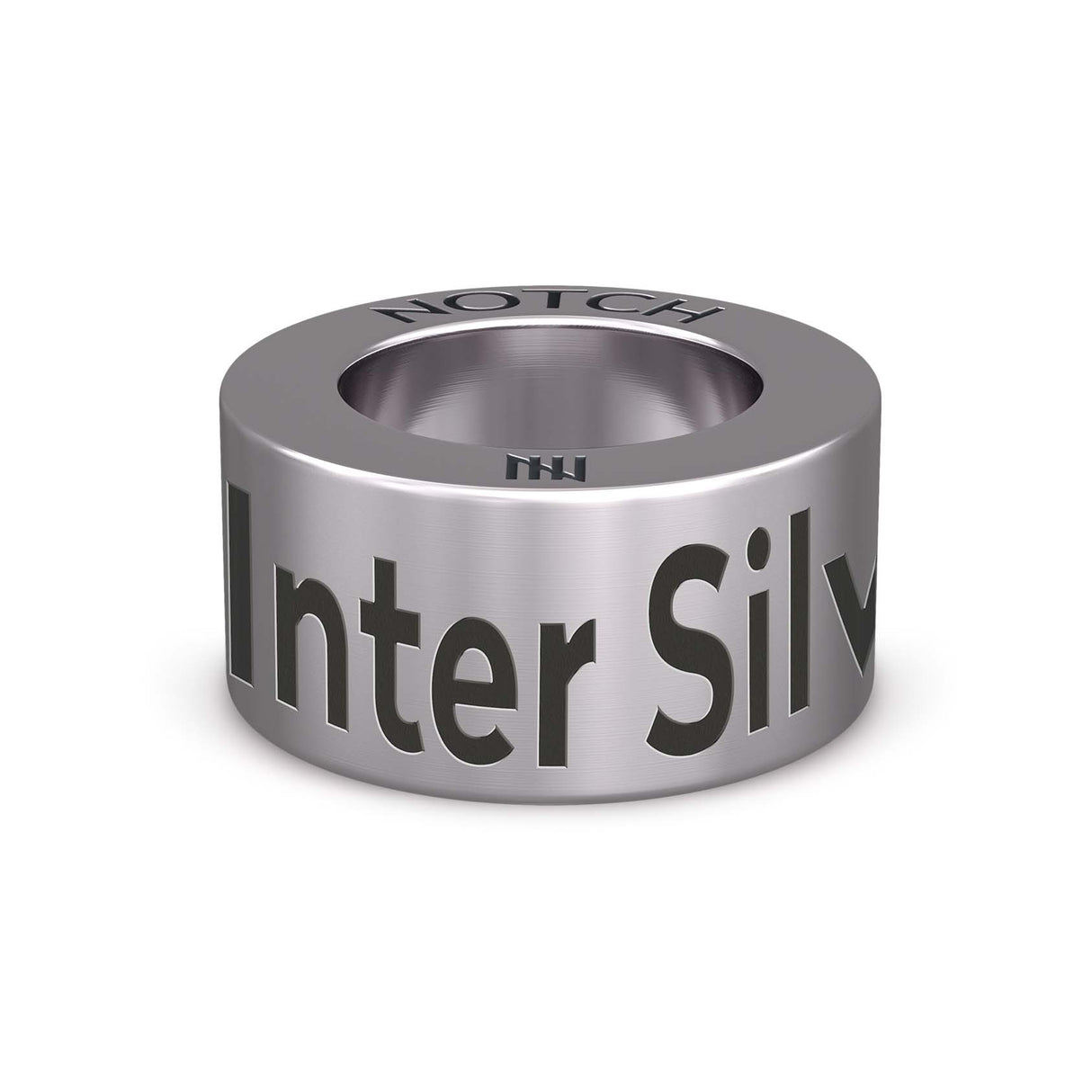 Inter Silver Figures NOTCH Charm
