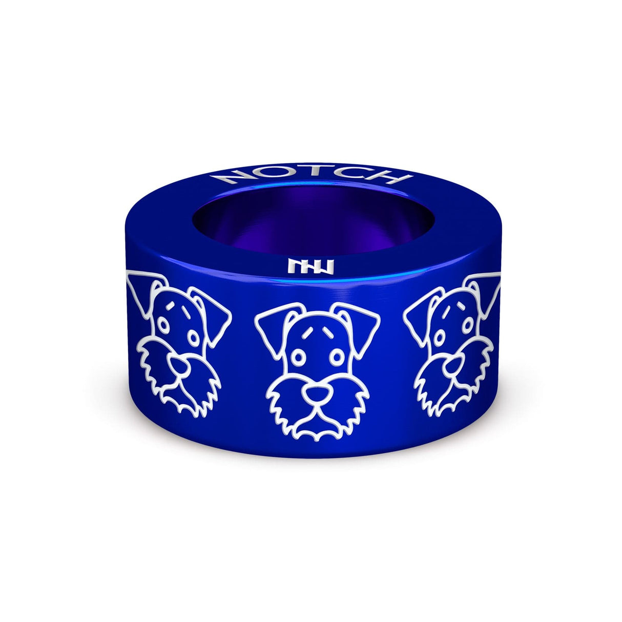 Schnauzer Face NOTCH Charm