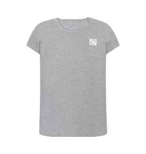 Athletic Grey Women's Notch Gate T-Shirt