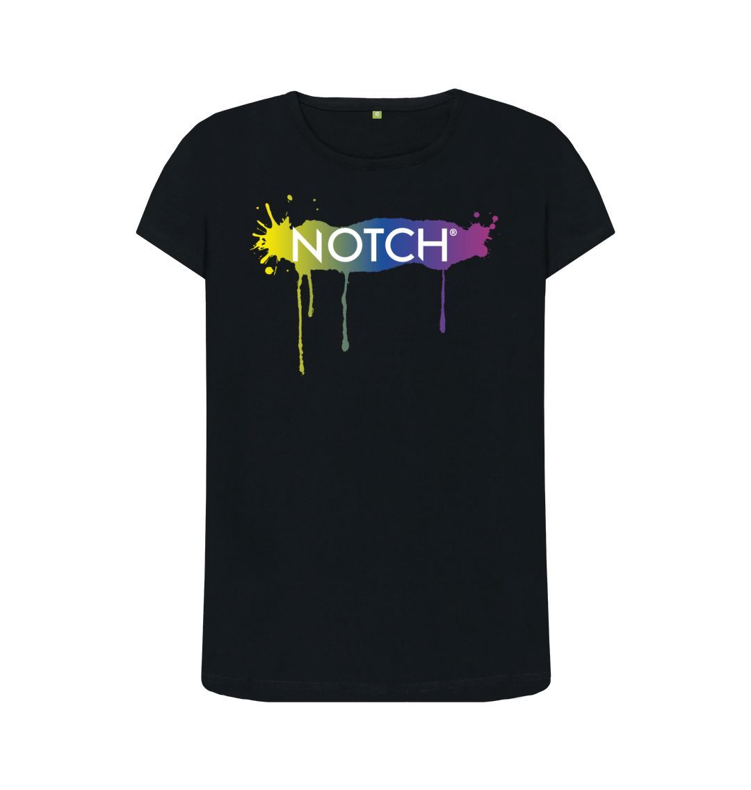 Black Women's Inked Notch T-Shirt