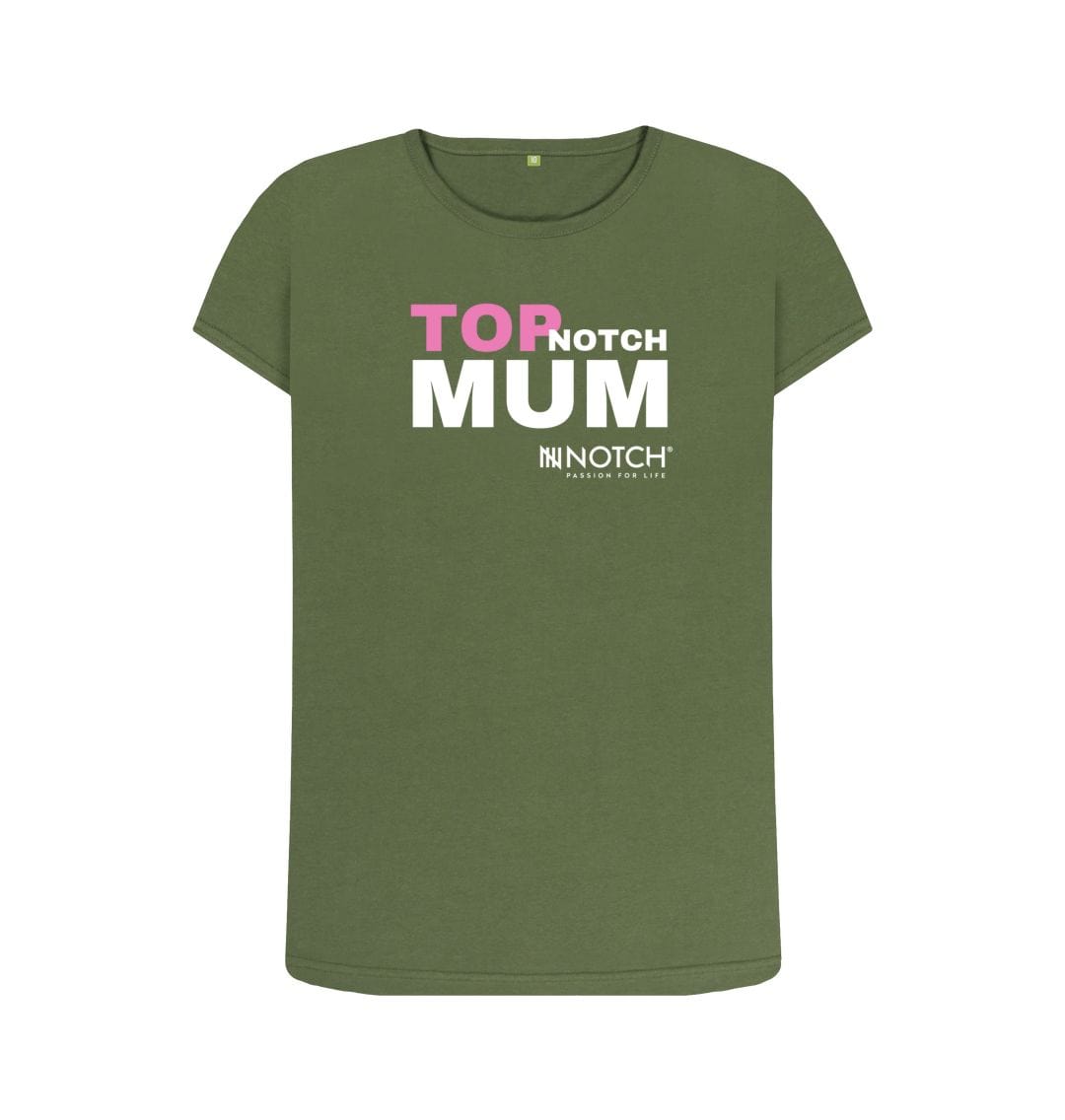 Khaki Top Notch Mum T-Shirt