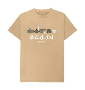 Sand Berlin 26.2 White Text Men's T-Shirt