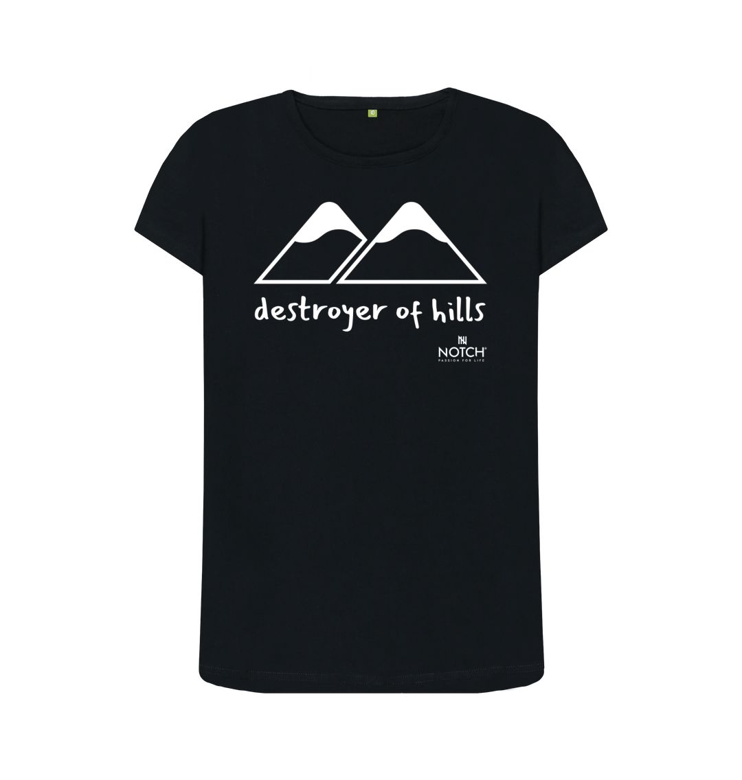 Black women's Destroyer of Hills T-Shirt