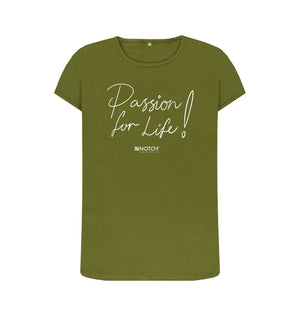 Moss Green Women's Passion For Life T-Shirt