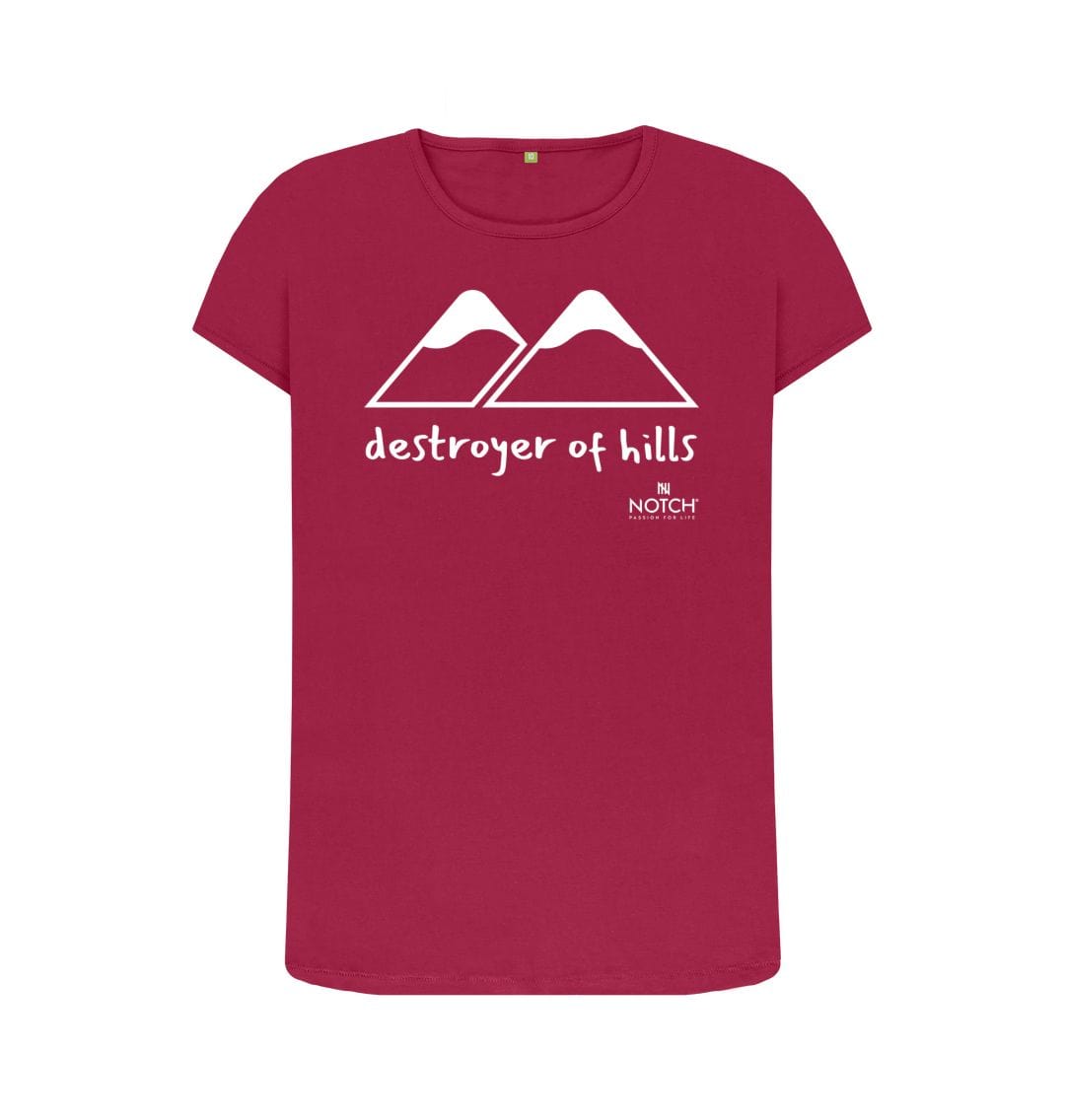 Cherry women's Destroyer of Hills T-Shirt