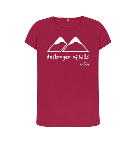 Cherry women's Destroyer of Hills T-Shirt