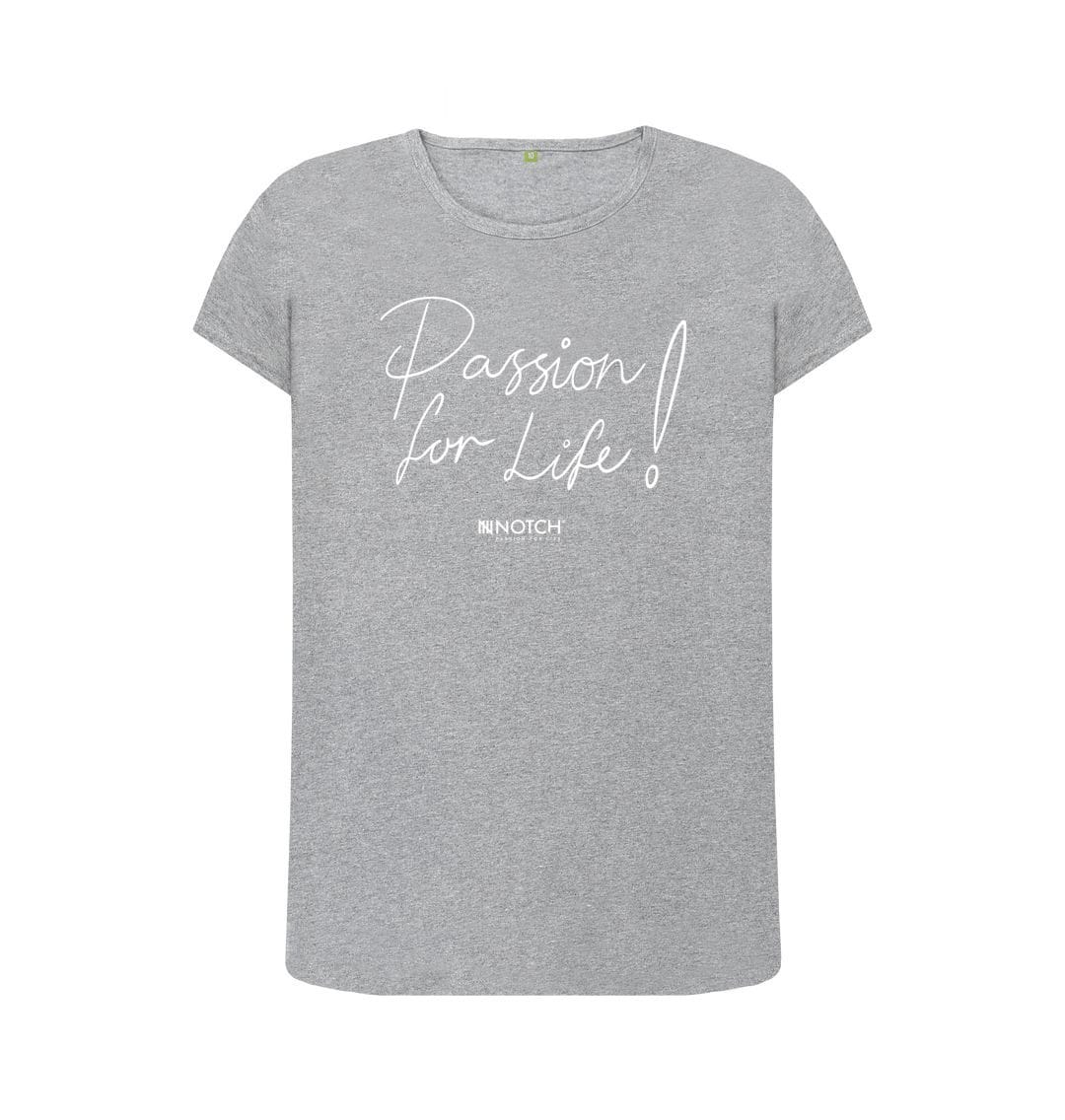 Athletic Grey Women's Passion For Life T-Shirt
