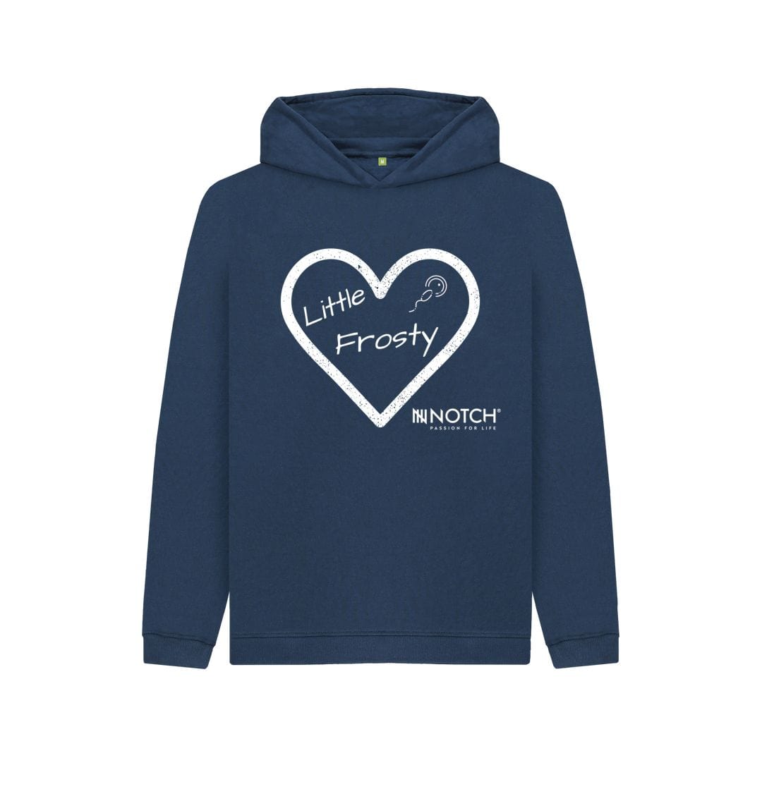 Navy Blue Kid's Little Frosty IVF Hoodie