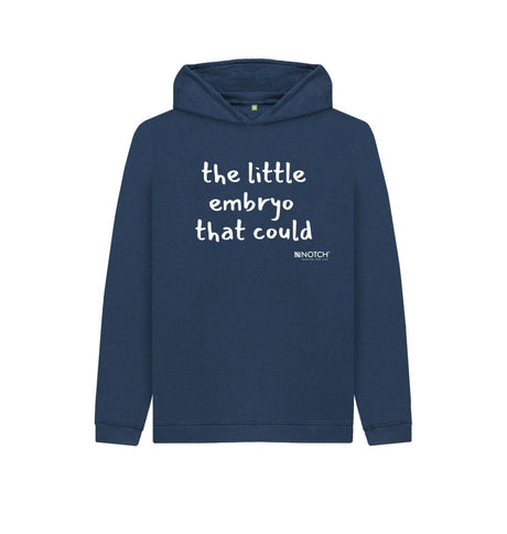 Navy Blue Kid's Little Embryo Hoodie