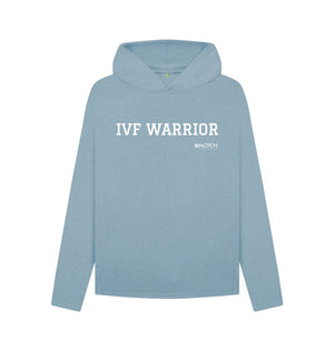 Stone Blue Women's IVF Warrior Hoodie