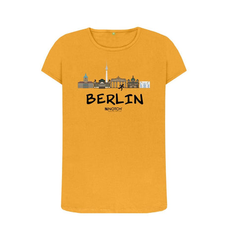 Mustard Berlin 25.2 Black Text Women's T-Shirt