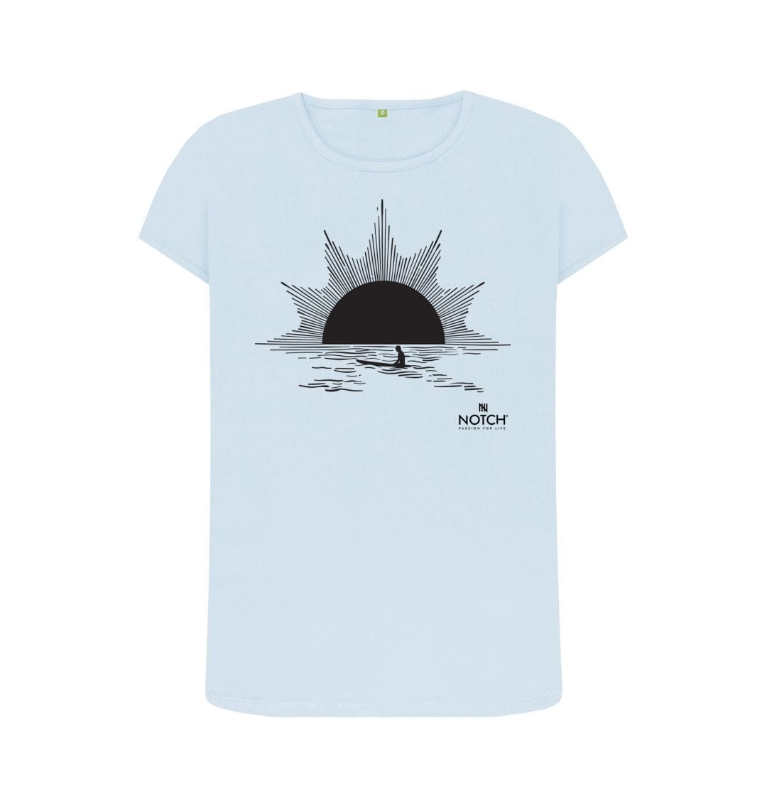 Sky Blue Women's Sunset T-Shirt