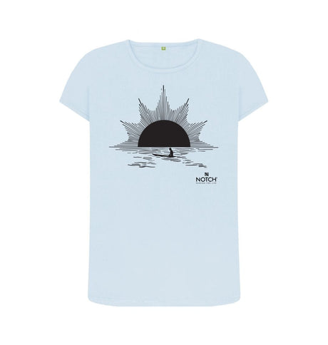 Sky Blue Women's Sunset T-Shirt