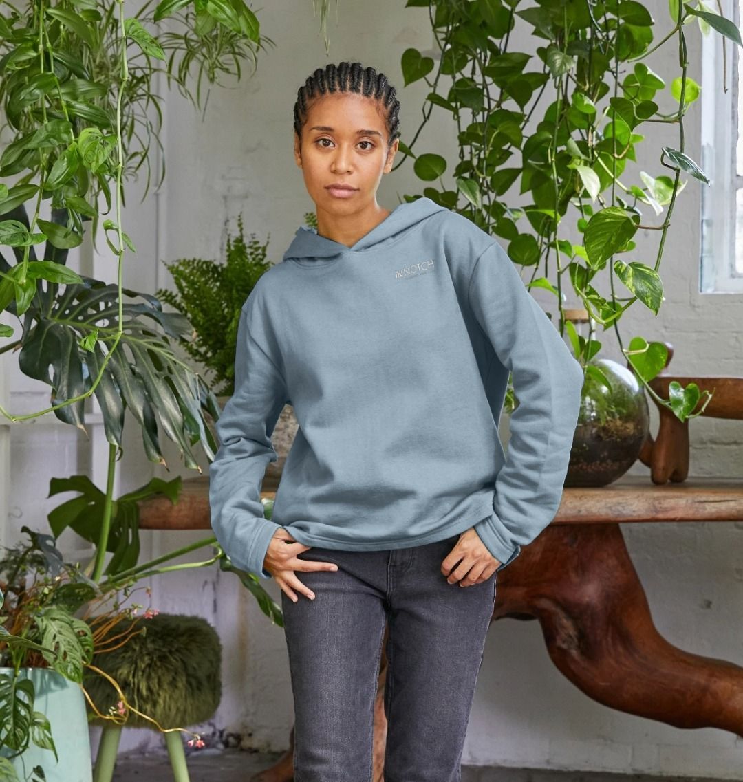 Women's Small Logo Notch Hoodie