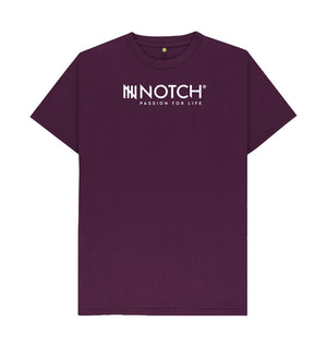 Purple Men's Notch Logo T-Shirt