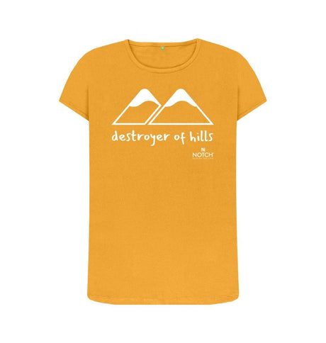 Mustard women's Destroyer of Hills T-Shirt