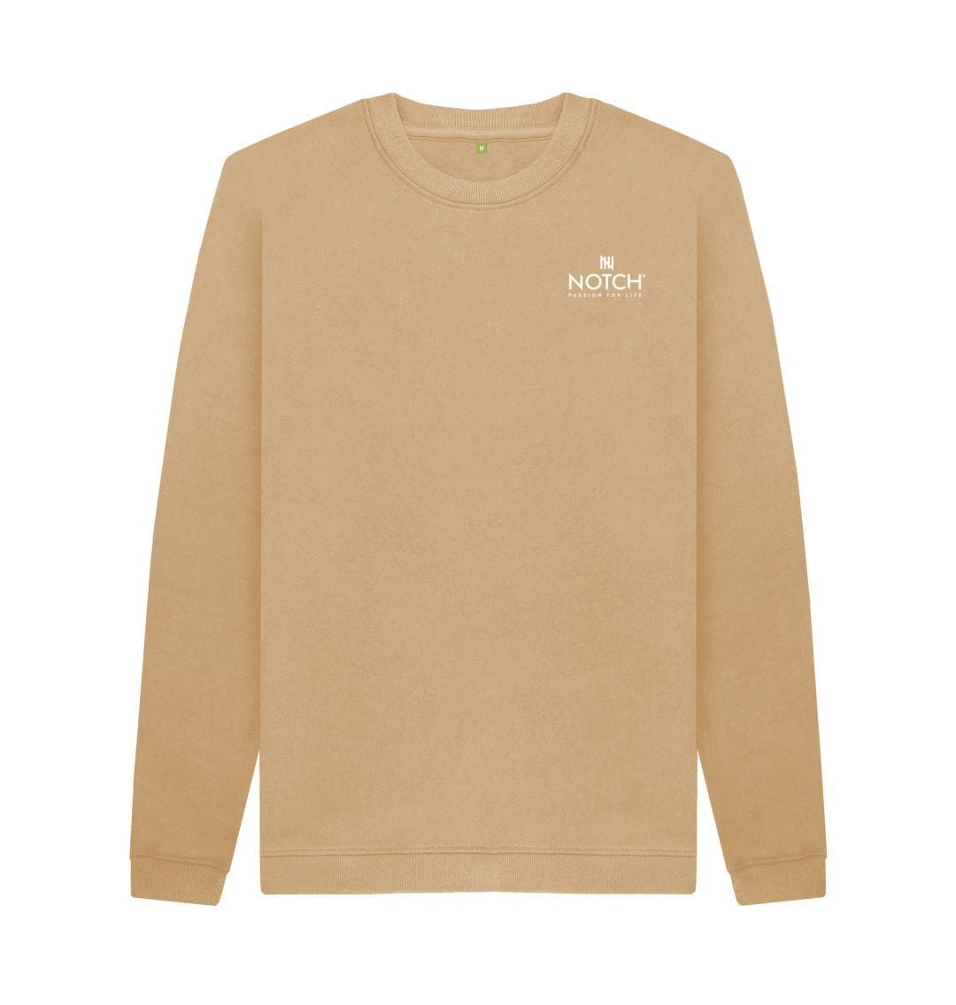 Sand Men's Small Notch Logo Sweater