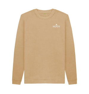 Sand Men's Small Notch Logo Sweater