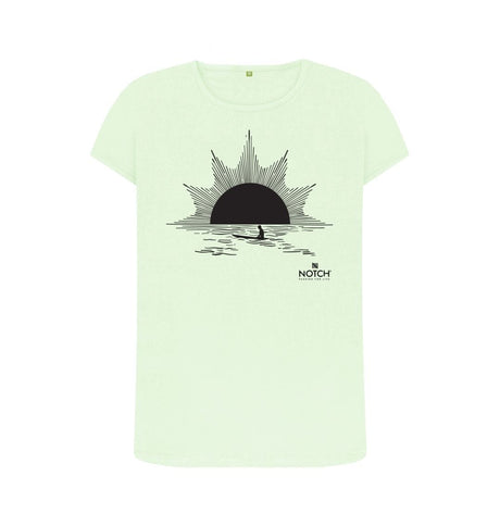 Pastel Green Women's Sunset T-Shirt