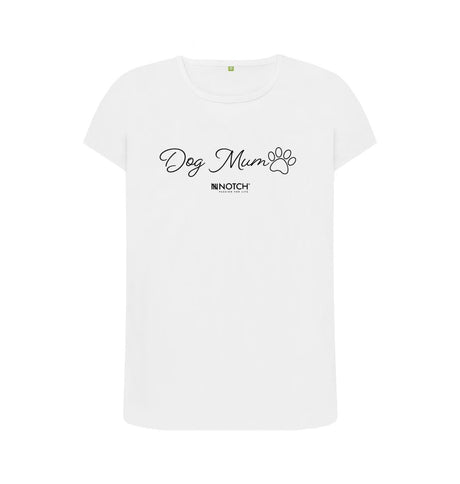 White Women's Dog Mum T-Shirt
