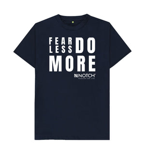 Navy Blue Men's Fear Less Do More T-Shirt