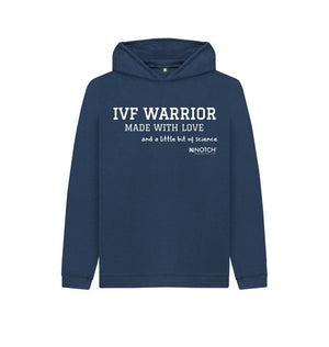 Navy Blue Kid's IVF Warrior Hoodie