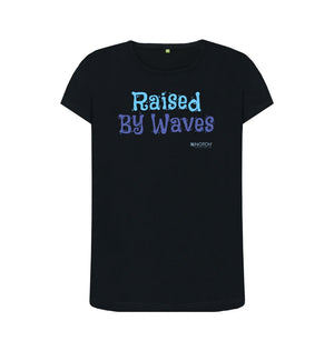 Black Women's Raised By Waves T-Shirt