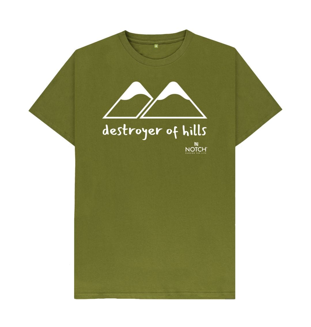 Moss Green Men's Destroyer of Hills T-Shirt