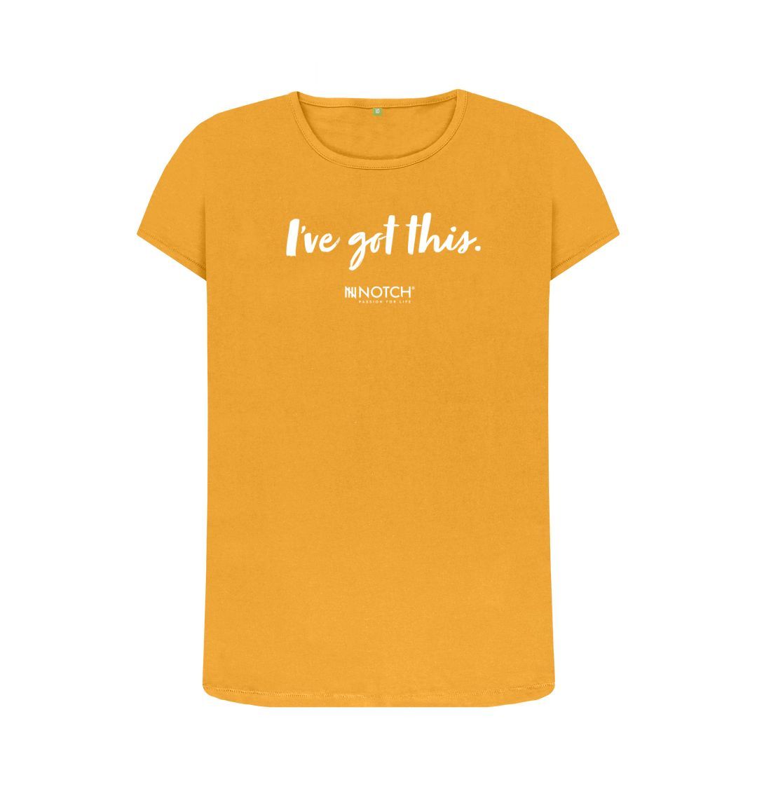 Mustard Women's I've got this (White text) T-Shirt