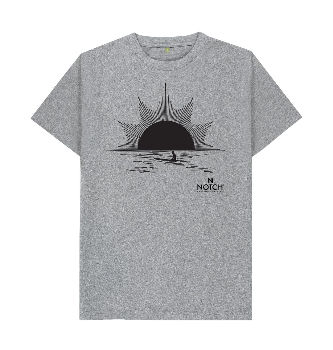 Athletic Grey Men's Sunset T-Shirt