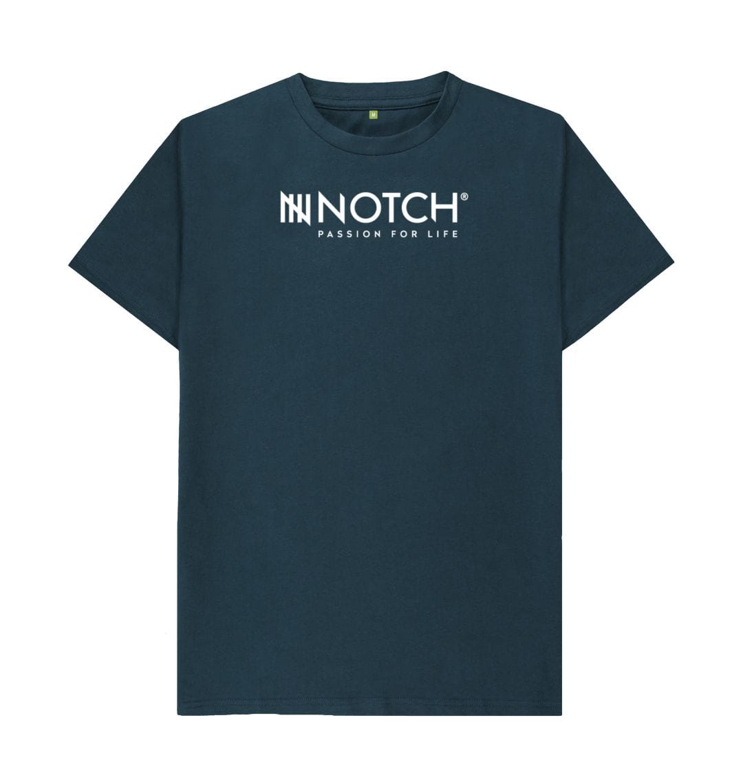 Denim Blue Men's Notch Logo T-Shirt