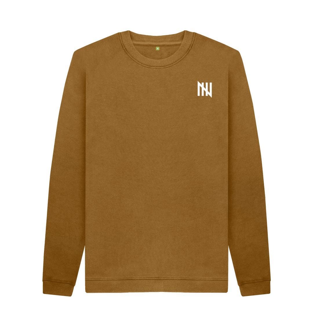 Brown Men's Notch Gate Sweater