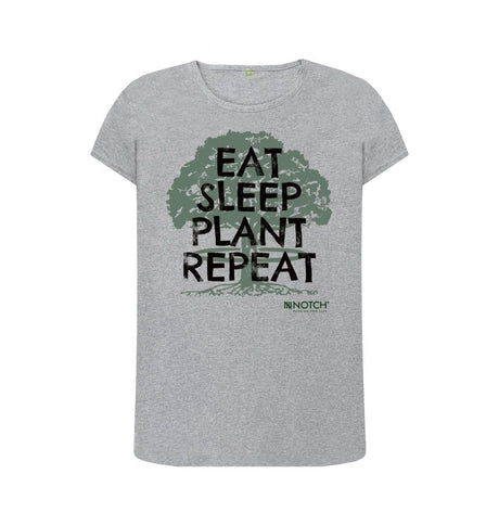 Athletic Grey Women's Eat Sleep Plant Repeat T-Shirt