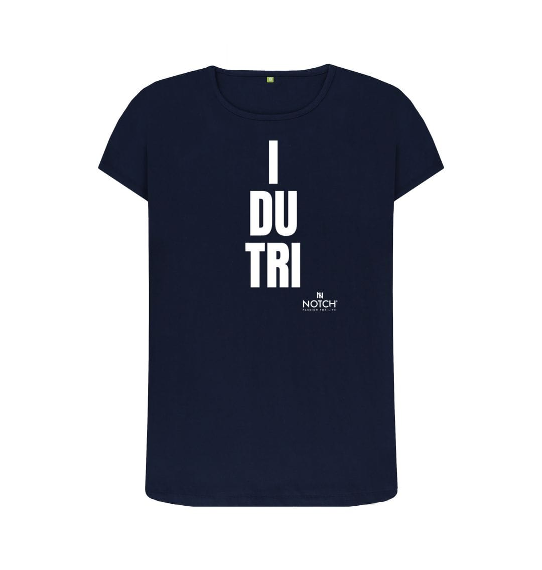 Navy Blue Women's I DU TRI T-Shirt