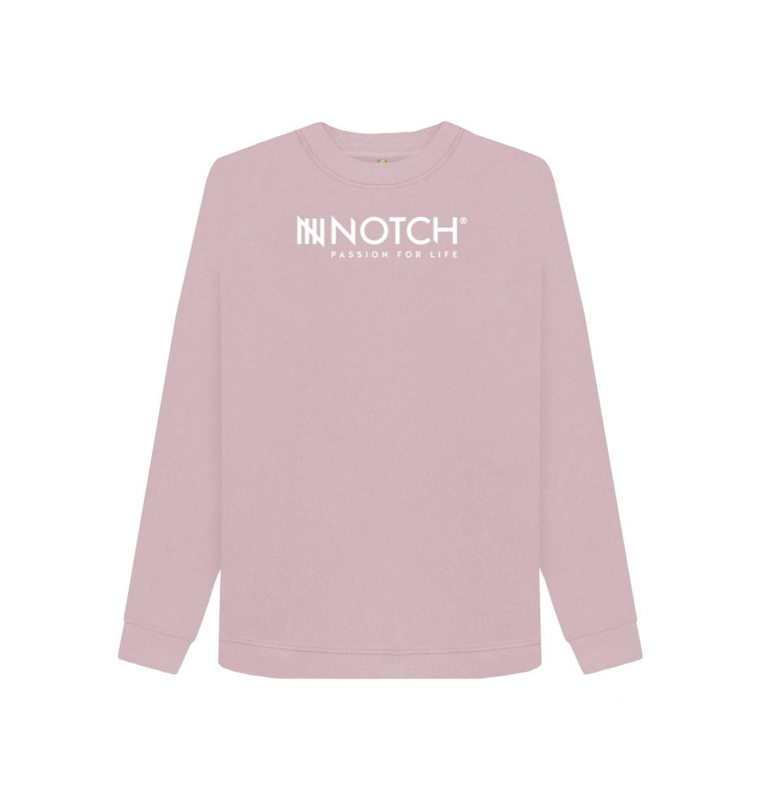 Mauve Women's Notch Logo Jumper