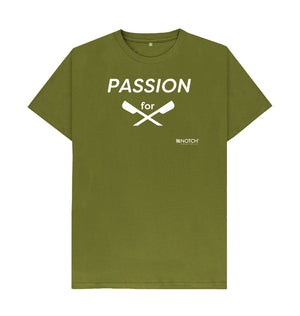 Moss Green Men's Passion For Rowing T-Shirt