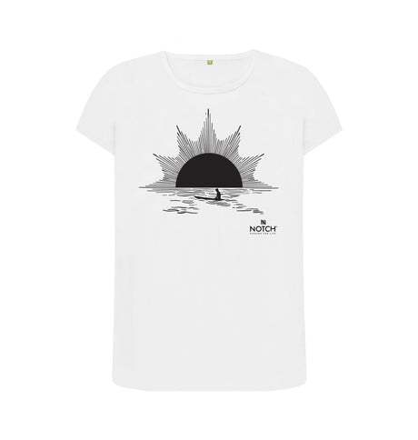 White Women's Sunset T-Shirt
