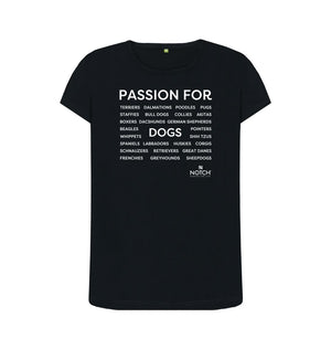Black Women's Passion For Dogs T-Shirt