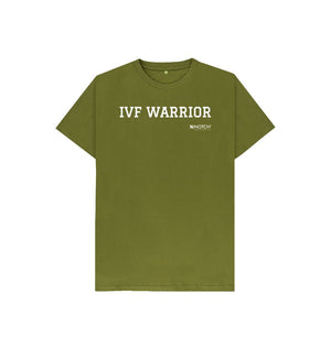 Moss Green Kid's IVF Warrior T-Shirt