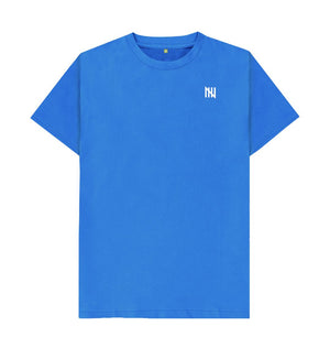 Bright Blue Men's Notch Gate T-Shirt