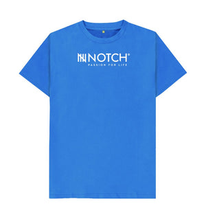 Bright Blue Men's Notch Logo T-Shirt