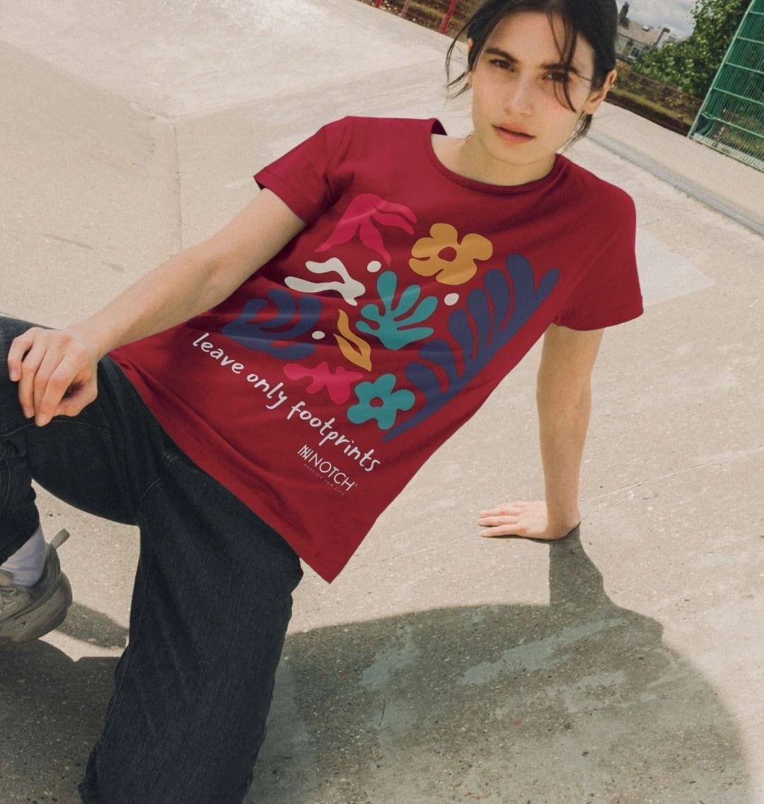 Women's Leave Only Footprints T-Shirt