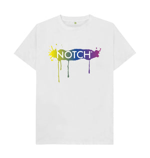 White Men's Notch Inked T-Shirt